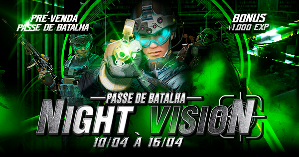 Pré-Venda - Passe de Batalha Night Vision (10/04/24)